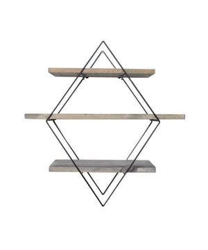 
Productkenmerken: Planken van sparrenhout en structuur van zwart metalen draad.Maximaal draaggewicht: 2,5 kg.Wandmontage. Afmetingen product: Lengte 60 cm x Hoogte 60 cm x Diepte 14 cm - Nettogewicht: 2,88 kg.Afmetingen verpakking: Pakket nr.1: Lengte 43 cm x Hoogte 64 cm x Diepte 17 cm - Brutogewicht: 3,1 kg. Merk: CaliCosy Kleur: Wooden Effect