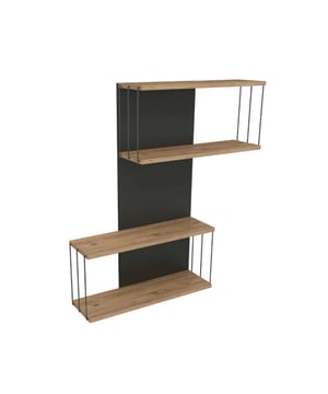 
Productkenmerken: Gemaakt van melamine spaanplaat van 18 mm dik met zwart metalen draad.Plankbreedte: 48 cm. 4 planken.Wandmontage.Afmetingen product: Lengte 65 cm x Hoogte 96 cm x Diepte 19 cm - Nettogewicht: 8,37 kg.Afmetingen verpakking:Pakket nr.1: Lengte 39 cm x Hoogte 105 cm x Diepte 6,5 cm - Brutogewicht: 9 kg. Merk: CaliCosy Kleur: Wooden Effect