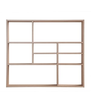 
U wilt opslag en decoratie combineren? Deze Wandrek met 9 Compartimenten L90 cm - Mika is dan perfect voor u! Met zijn talrijke vakken en 6 verschillende kleuren, zal het gemakkelijk zijn om het rek aan te passen aan uw interieur terwijl u uw spullen opbergt. Omdat het weinig ruimte inneemt, zal het perfect een moderne toets aan uw kamer geven. Product samenstelling: Gelamineerde spaanplaten Productkenmerken: 5 Grote compartimenten en 4 Kleine Gemaakt in Duitsland Gemaakt van gelamineerde spaanplaten, die een goede weerstand bieden tegen slijtage, krassen en vlekken PEFC-label: spaanplaten gemaakt van hout uit duurzaam beheerde bossen Gemakkelijk te monteren / Geschatte montagetijd: 30 minuten Productafmetingen: Lengte 90 cm x Diepte 16 cm x Hoogte 78,2 cm Nettogewicht 10,8 kg Verpakking afmetingen: Pakket nr. 1: Lengte 99 cm x Breedte 36,9 cm x Hoogte 7,2 cm Brutogewicht 12,08 kg Merk: CaliCosy Kleur: Wooden Effect