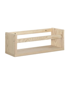 
Ontdek onze massief grenen wandplank - L40 x H15 cm. Deze plank kan worden aangepast aan verschillende kamers, afhankelijk van uw opbergbehoeften. Het kan een plek vinden in de keuken voor kruiden, maar ook in een slaapkamer voor decoratie of objecten. U kunt het onbewerkt laten, schilderen of vernissen, afhankelijk van de stijl die u wilt aannemen. Productkenmerken: "Hout afkomstig uit duurzaam beheerde bossen" - PEFC-label. Klaar om te schilderen of te vernissen. Massief grenen. Zelf te monteren. Productafmetingen: Lengte 40 cm x breedte 15 cm x hoogte 15 cm - Netto gewicht: 1,1 kg. Afmetingen van het pakket: Pakket nr. 1: Hoogte 5,2 cm x breedte 40 cm x diepte 15 cm - Bruto gewicht: 1,29 kg. Merk: CaliCosy Kleur: Wooden Effect