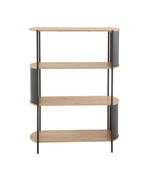 
Productkenmerken:Wandrek met 4 niveaus, planken met houtdecor afwerking.Zijpanelen van zwart metaal.Zwarte metalen zijkanten aan de 3 uiteinden.FSC-gecertificeerd: 100% van het hout komt uit duurzaam beheerde bossen.Productafmetingen:Breedte 34 cm x Lengte 100 cm x Hoogte 133,5 cm Nettogewicht: 18 kg.Pakketafmetingen:Pakket nr. 1: Breedte 39,5 cm x Lengte 119,5 cm x Hoogte 14 cm Brutogewicht: 19,8 kg. Merk: CaliCosy Kleur: Wooden Effect