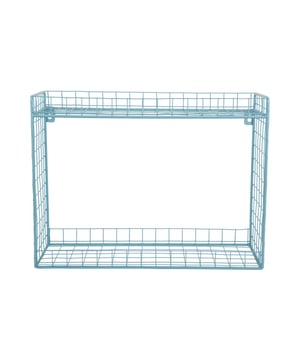
Wall Rack Reja – functioneel en stijlvolHet Wall rack Reja van Present Time is niet alleen multi-inzetbaar, maar ook een echte eyecatcher voor je muur. Gemaakt van draadmetaal, is dit wandrek verkrijgbaar in verschillende modellen en kleuren. Kies bijvoorbeeld voor het compartment rack om je favoriete koffiekopjes in op te bergen, of ga voor de double layer als statement in je keuken voor je voorraadpotten. Zo wordt je muur niet alleen praktisch, maar ook een stijlvol element in je interieur. - Afmeting: 40x15x30cm - Kleur: Blauw - Materiaal: Metaal