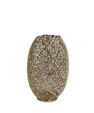 
Shop dit prachtige artikel van Light & LivingLight & Living - Windlicht Ø25,5x38 cm SINULA antiek goud is gemaakt en ontwerpen door het Nederlandse merk Light & Living.De belangrijkste kenmerken van het artikel zijn als volgt:Kleur: GoudProduct Lengte: 25.5Product Breedte: 25.5Producht Hoogte: 38Gewicht: 1.8Light & Living werd meer dan vijftig jaar geleden opgericht. We begonnen met het maken van lampenkappen in een kleine fabriekshal. Al snel kwamen daar lampen bij, zodat we een totaal verlichtingsconcept konden aanbieden. Na vele jaren actief te zijn geweest op de verlichtingsmarkt, zijn we gaan uitbreiden met betaalbare woonaccessoires en (klein)meubelen.Wij weten als geen ander dat thuis de plek is waar mensen zich vaak het prettigst voelen. Een eigen plek, ingericht met comfortabele meubels en sfeervolle verlichting. We denken graag met je mee. Daarom reizen we de hele wereld over op zoek naar de mooiste verlichting en woondecoratie. We zijn altijd op zoek naar dat ene speciale item waar ons hart sneller van gaat kloppen. Deze momenten leggen we vast en vertalen we naar onze producten.Twee keer per jaar presenteren we een nieuwe seizoenscollectie. Zo weten we je elke keer weer te inspireren! - Afmeting: 25.5x25.5x38 - Kleur: Goud - Materiaal: Metaal
