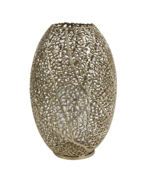 
Shop dit prachtige artikel van Light & LivingLight & Living - Windlicht Ø33x51 cm SINULA antiek goud is gemaakt en ontwerpen door het Nederlandse merk Light & Living.De belangrijkste kenmerken van het artikel zijn als volgt:Kleur: GoudProduct Lengte: 33Product Breedte: 33Producht Hoogte: 51Gewicht: 3.08Light & Living werd meer dan vijftig jaar geleden opgericht. We begonnen met het maken van lampenkappen in een kleine fabriekshal. Al snel kwamen daar lampen bij, zodat we een totaal verlichtingsconcept konden aanbieden. Na vele jaren actief te zijn geweest op de verlichtingsmarkt, zijn we gaan uitbreiden met betaalbare woonaccessoires en (klein)meubelen.Wij weten als geen ander dat thuis de plek is waar mensen zich vaak het prettigst voelen. Een eigen plek, ingericht met comfortabele meubels en sfeervolle verlichting. We denken graag met je mee. Daarom reizen we de hele wereld over op zoek naar de mooiste verlichting en woondecoratie. We zijn altijd op zoek naar dat ene speciale item waar ons hart sneller van gaat kloppen. Deze momenten leggen we vast en vertalen we naar onze producten.Twee keer per jaar presenteren we een nieuwe seizoenscollectie. Zo weten we je elke keer weer te inspireren! - Afmeting: Ø33x51 - Kleur: Goud - Materiaal: Metaal
