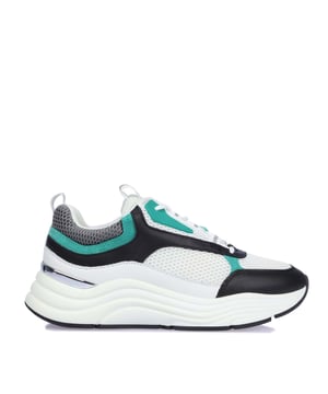 Heren Mallet Cyrus Trainers.- Vervaardigd in premium materialen.- Ontworpen in een trendy silhouet.- Platform Zool.- Pull-on Enkel Tabs.- Mesh Detail.- Vetersluiting. Materiaal: Bovenwerk van leer en mesh, synthetische zool. Ref: TE8080BLKJDE.