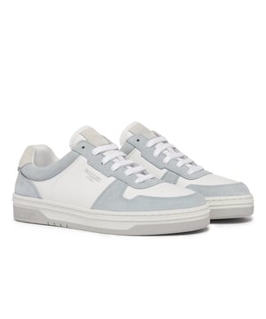 Leather and Suede upper.Lace up fastening.Subtle silver foil branding.Rubber sole.