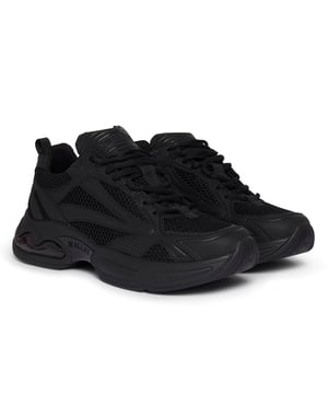 Intricately crafted using a soft and sumptuous blend of fabric and leather for the upper  with a soft fabric lining  and sat upon a durable rubber sole for long-lasting comfort. With a round toe  a rear pull tab for ease of wear and reliable lace-up fastening these trainers exude a personalised fit  perfect for running errands.