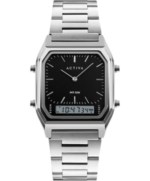 El Activa x Invicta ACW1220-004 tiene una caja de  de 43 millimetros con una esfera negro.
Esta modelo funciona con un movimiento de Cuarzo preciso.
Resistencia a la presión de aqua de 3 bares.
Este modelo es parte de la colección Activa x Invicta Digital.

2 años de garantía Activa x Invicta.