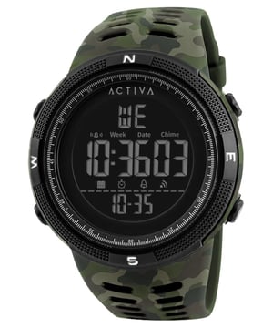 De Activa x Invicta ACW1915MC-001 heeft een Plastic horlogekast van 50 millimeter met een zwarte wijzerplaat.
Dit model wordt aangedreven door een accuraat Quartz uurwerk.
3 bar waterdicht.
Dit model is onderdeel van de Activa x Invicta Digital collectie.

Inclusief 2 jaar garantie.