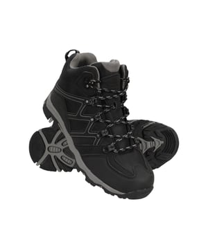 The Oscar Kids Walking Boots are durable and comfortable, great for everyday walking and hiking. With a durable suede and mesh upper and hardwearing outsole, breathability and stability are ensured, whilst the padded tongue and ankle offer comfort and support. 
 
 Suede, Synthetic & Mesh Upper - Durable and breathable, a lighter style of footwear for hiking and walking 
 Mesh Lining - Improves breathability to help keep your feet fresh 
 Cushioned Footbed - Supports your foot for added comfort, particularly at the arch and toe 
 Padded Features – Cushioned tongue and ankle for extra comfort and support all day long 
 
    (Ref: 015780)