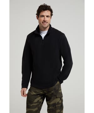 The Mens Camber Fleece is a soft microfleece with a zip neck collar. Lightweight and breathable, it is ideal as an outer layer or as part of an effective three way layering system. Great value, versatile and perfect for outdoor activities or everyday casual wear in the colder months.

Half Zip -Opens at the neck for more comfort, extra ventilation and a great look
Microfleece -Very lightweight fleece provides warmth without weight, ideal for layering
Antipill -Prevents the fabric bobbling due to rubbing and abrasion
Quick Drying -Great when you're out and about and after washing too
Breathable -Highly breathable fabric lets moisture out, making sure you stay dry on the inside
Layer It- Perfect for layering. Team a baselayer, warm layer and waterproof shell for best results
Lightweight -Great for travelling and walking, easy to pack (Ref: 053281)