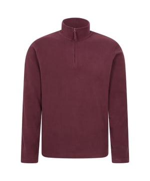 The Mens Camber Fleece is a soft microfleece with a zip neck collar. Lightweight and breathable, it is ideal as an outer layer or as part of an effective three way layering system. Great value, versatile and perfect for outdoor activities or everyday casual wear in the colder months.

Half Zip -Opens at the neck for more comfort, extra ventilation and a great look
Microfleece -Very lightweight fleece provides warmth without weight, ideal for layering
Antipill -Prevents the fabric bobbling due to rubbing and abrasion
Quick Drying -Great when you're out and about and after washing too
Breathable -Highly breathable fabric lets moisture out, making sure you stay dry on the inside
Layer It- Perfect for layering. Team a baselayer, warm layer and waterproof shell for best results
Lightweight -Great for travelling and walking, easy to pack (Ref: 053281)
