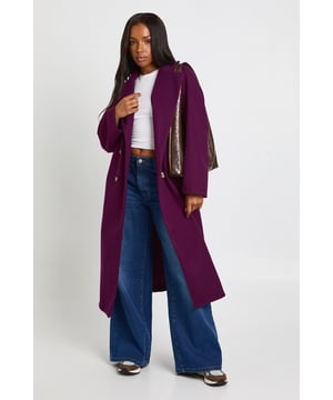 Double Breasted Longline Coat