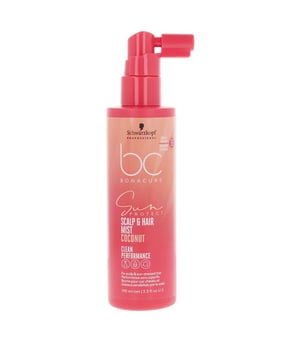 Genießen Sie die Sonne mit Bonacure-Schutz! Sun Protect Scalp &amp, Hair Mist ist ein nicht fettendes Leave-in-Spray mit Sonnenschutzfaktor 20 und für alle Kopfhaut- und Haartypen geeignet. Es bietet eine wirksame Barriere gegen schädliche UV-Strahlen und hilft, Schäden durch Sonneneinstrahlung vorzubeugen. Die Formel mit kaltgepresstem Kokosnussöl macht das Haar seidiger, leichter frisierbar und weicher.