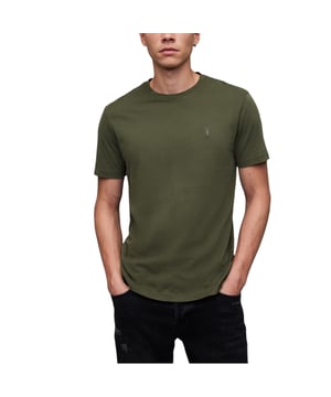 A classic tee crafted from pure cotton, this style sports a crew neckline, short sleeves and ALL SAINTS iconic logo embroidered to the chest.

ALL SAINTS Race Tonic Mens Solid T-Shirt
Made in India
100% Cotton
Crew neck
Short Sleeve
Ramskull Embroidered Logo at the chest
Slim fit
Summer Tees
Machine Wash (Please see the washing Instruction)