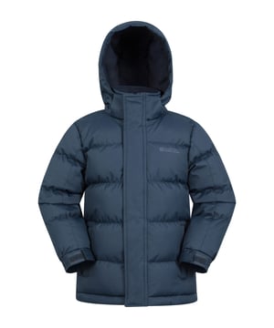 Our Snow II Kids Water Resistant Padded Jacket is made with durable water-resistant ripstop material, with thick padding and a fleece-lined hood to keep your little ones warm and comfortable. With adjustable cuffs, two front zip pockets to carry their essentials - this jacket is perfect for any outdoor adventure.   Water-resistant - Treated with Durable Water Repellent (DWR), droplets will bead and roll off the fabric. Light rain, or limited exposure to rain  Pockets - two convenient side pockets  Adjustable Cuffs - Easily adjustable for a perfect fit  Rip Stop Fabric - Stop rips in their tracks with this heavy duty fabric  PFC-free - Products made without PFC offer effective durable water repellency without the use of harmful PFC chemicals.  Quality Print - Our high quality print will not peel or fade after wear and washing  2 year warranty - Includes a 2-year warranty for guaranteed quality and peace of mind  (Ref: 053194)