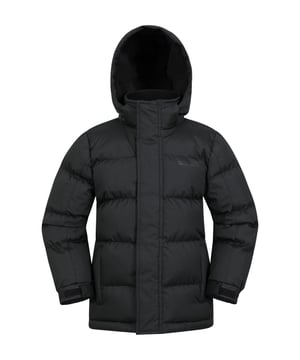 Our Snow II Kids Water Resistant Padded Jacket is made with durable water-resistant ripstop material, with thick padding and a fleece-lined hood to keep your little ones warm and comfortable. With adjustable cuffs, two front zip pockets to carry their essentials - this jacket is perfect for any outdoor adventure.   Water-resistant - Treated with Durable Water Repellent (DWR), droplets will bead and roll off the fabric. Light rain, or limited exposure to rain  Pockets - two convenient side pockets  Adjustable Cuffs - Easily adjustable for a perfect fit  Rip Stop Fabric - Stop rips in their tracks with this heavy duty fabric  PFC-free - Products made without PFC offer effective durable water repellency without the use of harmful PFC chemicals.  Quality Print - Our high quality print will not peel or fade after wear and washing  2 year warranty - Includes a 2-year warranty for guaranteed quality and peace of mind  (Ref: 053194)