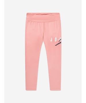 Jordan incorporate sportsmanship and passion into their sustainable designs. These girls red stardust leggings are perfect for casual, versatile wear. Made of recycled material via an elasticated waistband and classic printing. 95 Recycled Polyester, 5 Elastane