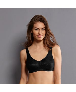 
De beugelloze beha met cupafsluiters overtuigt met een exclusieve jacquardstof, die niet alleen aangenaam op de huid voelt, maar door de luchtdoorlatende structuur ook voor een fijn draagcomfort. Licht glanzende polkadot en fris accent bij deze prothesebeha. De cupafsluiters bestaan uit een zachte, elastische tule en zijn bijzonder zacht op de huid.

  
 * 46% Polyamide 
 * 40% Polyester 
 * 14% Elastaan  | Materiaal info: 45% polyester 40% polyamide 15% elastaan | Wasinstructie: Handwas niet geschikt voor de droger
