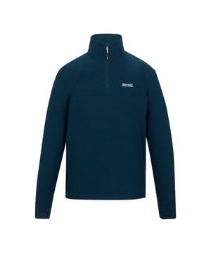 70% Polyester, 30% Recycled Polyester. Fabric: Marl, Peached, Symmetry Fleece. Design: Logo, Plain. 170gsm. Fabric Technology: Durable, Lightweight, Soft. 1 Side Anti-Pill, 1 Side Brushed, Easy-Care. Neckline: High-Neck. Sleeve-Type: Long-Sleeved. Fastening: Half Zip. S: 38 in. M: 40 in. L: 42 in. XL: 44 in. XXL: 48 in. 3XL: 51 in.