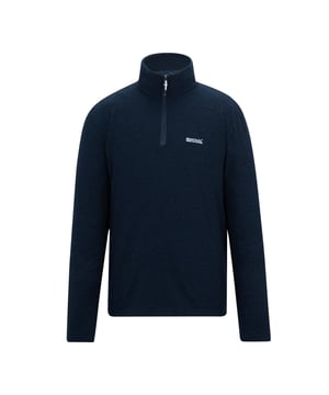 70% Polyester, 30% Recycled Polyester. Fabric: Marl, Peached, Symmetry Fleece. Design: Logo, Plain. 170gsm. Fabric Technology: Durable, Lightweight, Soft. 1 Side Anti-Pill, 1 Side Brushed, Easy-Care. Neckline: High-Neck. Sleeve-Type: Long-Sleeved. Fastening: Half Zip. S: 38 in. M: 40 in. L: 42 in. XL: 44 in. XXL: 48 in. 3XL: 51 in.