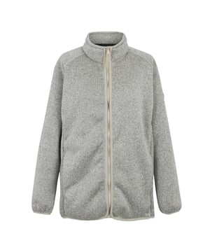 100% Recycled Polyester. Fabric: Bonded Fleece, Knitted, Stretch. Design: Logo, Plain. 500gsm. Sleeve-Type: Long-Sleeved, Raglan. Neckline: Standing Collar. Pockets: 2 Side Pockets, Zip. Fastening: Full Zip. 8 UK: 32 in. 10 UK: 34 in. 12 UK: 36 in. 14 UK: 38 in. 20 UK: 45 in. 22 UK: 48 in. 24 UK: 50 in. 26 UK: 52 in. 18 UK: 43 in. 16 UK: 40 in.