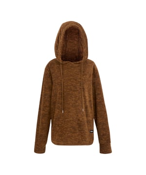 70% Polyester, 30% Recycled Polyester. Fabric: Marl, Peached. Design: Printed. 170gsm. Hem: Curved. Hood Features: Drawcord, Grown On Hood. Neckline: Hooded. Sleeve-Type: Long-Sleeved. Cuff: Ribbed. Fastening: Pull Over. 8 UK: 32 in. 10 UK: 34 in. 12 UK: 36 in. 14 UK: 38 in. 20 UK: 45 in. 22 UK: 48 in. 24 UK: 50 in. 26 UK: 52 in. 18 UK: 43 in. 16 UK: 40 in.