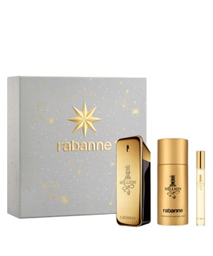 Unleash your boldness with the Rabanne 1 Million Eau de Toilette Gift Set, perfect for the modern gentleman. This enticing fragrance features a captivating blend of spicy amber, luxurious leather, and zesty tangerine, designed to mesmerize and attract. Ideal for those who dare to live life on their own terms. The set includes a 100ml bottle of 1 Million Eau de Toilette, a 10ml travel-sized version, and a 150ml deodorant, ensuring you stay fresh and confident all day long. Elevate your fragrance collection with this exquisite gift set.