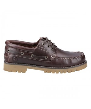 Marke: Cotswold. Obermaterial: Leder. Ösen: 3. Knotendetail. Absatz: Low Block Heel. niedrig geschnitten. Design: Kontrast, Spitzendetail, Unifarben. Zehenstil: Rund. Sohle: Klobig. Zum Überziehen.