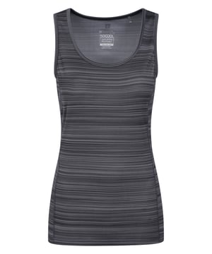 The Endurance Striped Vest can be worn in the gym, to do yoga or as holiday wear. It's made of polyester with quick wicking properties to ensure you stay comfortable and fresh. (Ref: 030287)