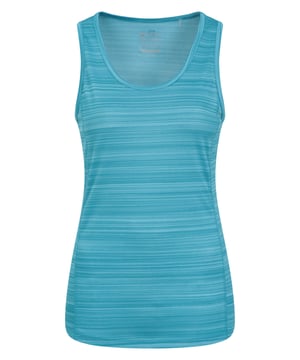 The Endurance Striped Vest can be worn in the gym, to do yoga or as holiday wear. It's made of polyester with quick wicking properties to ensure you stay comfortable and fresh. (Ref: 030287)