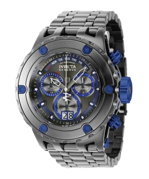 El Invicta 39847 tiene una caja de acero inoxidable de 52 millimetros con una esfera gris.
Esta modelo funciona con un movimiento de Cuarzo preciso.
Resistencia a la presión de aqua de 50 bares.
Este modelo es parte de la colección Invicta Reserve - Specialty Subaqua.

2 años de garantía Invicta.