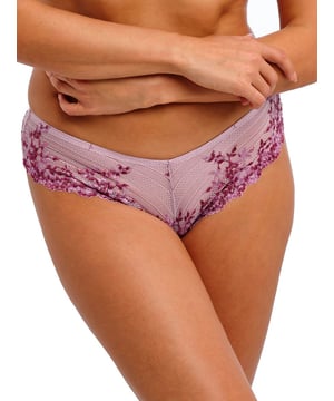 Wacoal Embrace Lace Tanga Brief. Mid rise with stretch floral lace. The product is hand-wash only.