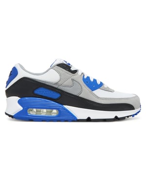 COMFORT, HERITAGE.NOTHING BETTER.  Nothing as fly, nothing as comfortable, nothing as proven. The Nike Air Max 90 stays true to its OG running roots with the iconic Waffle sole, stitched overlays and classic TPU details. Classic colours celebrate your fresh look while Max Air cushioning adds comfort to the journey.  Performance Comfort  Originally designed for performance running, the Max Air unit in the heel adds unbelievable cushioning. Versatile Style  The low-top design combines with a padded collar for a sleek look that feels soft and comfortable. Retro Vibes  The stitched overlays and TPU accents add durability, comfort and the iconic '90s look you love. Product Details  Textile upper with leather and synthetic overlays  Foam midsole  Rubber Waffle outsole adds traction and durability  Colour Shown: Black/Black/Light Crimson Style: DZ4504-003  Nike Air Max Origins  Revolutionary Air technology first made its way into Nike footwear in 1978. In 1987, the Air Max 1 debuted with visible Air technology in its heel, allowing fans more than just the feel of Air cushioning—suddenly they could see it. Since then, next-generation Air Max shoes have become a hit with athletes and collectors by offering striking colour combinations and reliable, lightweight cushioning.