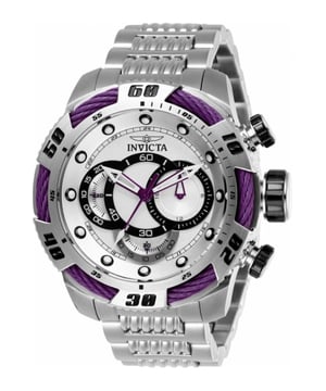 El Invicta 27060 tiene una caja de acero inoxidable de 50 millimetros con una esfera plata.
Esta modelo funciona con un movimiento de Cuarzo preciso.
Resistencia a la presión de aqua de 10 bares.
Este modelo es parte de la colección Invicta Speedway.

2 años de garantía Invicta.