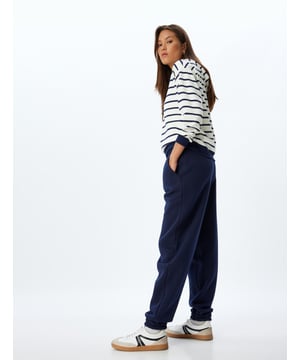 Normaal Jogger Zijzak Crop lengte (enkel) Normale taille Elastisch mouw Sweat Onderkleding