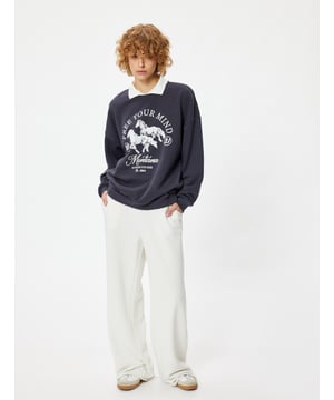 -Softshell -Mit Aufdruck -Puffdruck -Tiere -Relax -Ohne Tasche -Normale Länge -Langärmelig -Polokragen -Sweatshirt