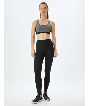 Stiksel detail Reflecterende afdruk Gestreept Slim Leggings zonder zak Crop lengte (enkel) Hoge taille Normaal mouw Legging