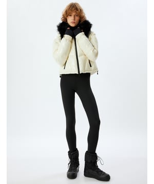 Stiksel detail Slim zonder zak Crop lengte (enkel) Normale taille Normaal mouw Legging