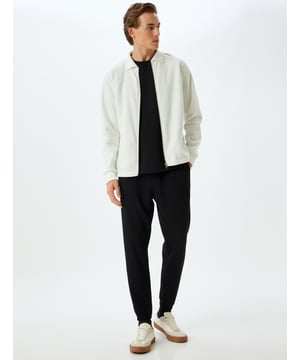 -Mit Metall-Accessoires -Regular -Seitentasche -Krop Länge(Handgelenk) -Normale Leibhöhe -Hosenbein Mit Gummizug -Sweathose