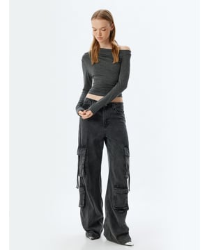Drapeer gedetailleerd Slim zonder zak Normale lengte Lange mouw Lage schouder Blouse