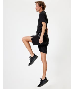 -Mit Gummidetail -Straight -Culotte -Seitentasche -Shortss Länge (Mitte Der Wade) -Normale Leibhöhe -Normaler Hosenbein -Shorts