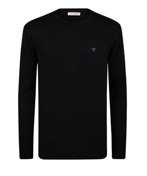 Schlichtheit und Eleganz verbinden sich im Felix Hardy Classic Crew Neck Knit Sweater für Herren - ein raffiniertes Grundnahrungsmittel für jede Garderobe. Der Pullover mit Rundhalsausschnitt ist aus weichem, atmungsaktivem Strickstoff gefertigt und bietet eine bequeme Passform und einen zeitlosen Look. Er eignet sich perfekt zum Überziehen über ein Hemd oder zum alleinigen Tragen und lässt sich mühelos von legeren zu eleganten Anlässen kombinieren. Ein echter Klassiker, der Funktionalität mit mühelosem Stil verbindet.