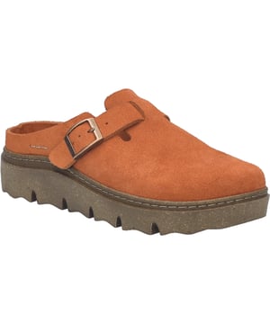 Descubre el modelo Carmaux 05 de JOSEF SEIBEL, una zapatilla para mujeres que destaca por su vibrante color naranja. Diseñada para el verano, esta zapatilla combina moda casual con un toque de elegancia relajada. La suela de PU asegura durabilidad y ligereza, mientras que el material superior de piel vacuna ofrece una sensación de lujo y resistencia. Con un cierre de hebilla, este calzado es ideal para momentos de relax en casa, proporcionando un ajuste seguro y cómodo. Fabricada con la técnica Strobel, esta zapatilla refleja el compromiso de JOSEF SEIBEL con la moda lenta, priorizando la calidad y el confort. Perfecta para disfrutar de un día tranquilo en interiores, esta zapatilla es un testimonio de la artesanía tradicional alemana, donde cada detalle cuenta para ofrecer una experiencia de uso inigualable.