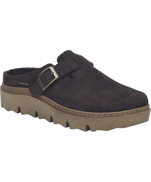 Descubre el modelo Carmaux 05 de JOSEF SEIBEL, una zapatilla para mujeres en un elegante tono moro. Diseñada para el verano, esta zapatilla combina moda casual con un confort excepcional, ideal para momentos de relax en casa. Fabricada con piel vacuna de alta calidad y una suela de PU, garantiza durabilidad y estilo. El cierre de hebilla añade un toque distintivo, mientras que la plataforma proporciona estabilidad. Perfecta para el uso indoor, esta zapatilla refleja la esencia de la Slow Fashion, priorizando la calidad y el diseño atemporal. Confeccionada con la técnica Strobel, asegura flexibilidad y comodidad en cada paso.