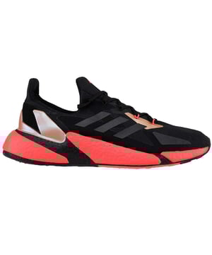Die Adidas X9000L4 Herren Laufschuhe sind für Energie, Komfort und einen kühnen modernen Stil ausgelegt. Inspiriert vom urbanen Laufen bieten sie eine reaktionsfreudige Boost-Zwischensohle, die bei jedem Schritt eine hohe Energierückgabe gewährleistet. Das konstruierte Mesh-Obermaterial sorgt für Atmungsaktivität und adaptive Unterstützung, während die strapazierfähige Gummisohle Grip für die Straßen der Stadt und darüber hinaus bietet. Mit seinen futuristischen Designelementen und der leistungsorientierten Konstruktion ist der X9000L4 sowohl für tägliche Läufe als auch für Freizeitkleidung ideal geeignet.

Wichtige Eigenschaften
Boost-Zwischensohle:

Bietet reaktionsfreudige Dämpfung und maximale Energierückgabe.

Konstruiertes Mesh-Obermaterial:

Sorgt für Atmungsaktivität, Flexibilität und eine sichere Passform.

Strapazierfähige Gummisohle:

Gewährleistet Halt und langlebige Leistung.

Unterstützende Overlays:

Fügen Struktur für Stabilität während des Laufens hinzu.

Elegantes futuristisches Design:

Moderne Ästhetik, die sowohl für das Laufen als auch für die Freizeit geeignet ist.

Leichte Konstruktion:

Erhöht den Komfort und die Geschwindigkeit in Bewegung.

Sichere Schnürung:

Garantiert einen festen Halt und Anpassungsfähigkeit.