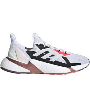 Die Adidas X9000L4 Herren-Laufschuhe sind für Energie, Komfort und einen mutigen modernen Stil konzipiert. Inspiriert vom urbanen Laufen bieten sie eine reaktive Boost-Zwischensohle, die bei jedem Schritt eine hohe Energierückgabe liefert. Das strukturierte Mesh-Obermaterial sorgt für Atmungsaktivität und adaptive Unterstützung, während die strapazierfähige Gummilaufsohle Grip für Stadtstraßen und darüber hinaus bietet. Mit ihren futuristischen Designlinien und der leistungsorientierten Konstruktion ist der X9000L4 ideal für tägliche Läufe und Freizeitbekleidung.

Hauptmerkmale
Boost-Zwischensohle: 

Bietet reaktionsfreudige Dämpfung und maximale Energierückgabe.

Strukturiertes Mesh-Obermaterial: 

Bietet Atmungsaktivität, Flexibilität und einen sicheren Sitz.

Strapazierfähige Gummilaufsohle: 

Gewährleistet Traktion und langanhaltende Leistung.

Unterstützende Überzüge: 

Fügen Stabilität für Läufe hinzu.

Elegantes futuristisches Design: 

Moderne Ästhetik, die sowohl für das Laufen als auch für die Freizeit geeignet ist.

Leichte Konstruktion: 

Erhöht Komfort und Geschwindigkeit in Bewegung.

Sichere Schnürverschluss: 

Sorgt für sicheren Halt und Anpassungsfähigkeit.