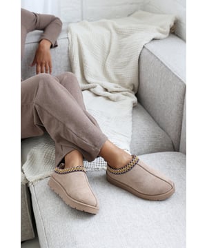 Get ready to embrace the Autumn with these Cosy Faux-Suede Fur Lining Low Ankle Boot. Loved for their slip-on design and no straps finishing off with a complementing Aztec design. They feature a soft and comfortable interior that provides maximum comfort, ensuring you can wear them for long periods with ease. Whether you're lounging at home or heading out on a chilly day, their lightweight sole and casual style make them an everyday essential.  • Heel height approx: 1 inch  • Fastening: Slip on • Faux suede finish  • Toe Shape: Round