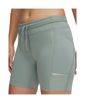 77% Polyester, 23% Elastan. Gewebe: 4-fache Dehnrichtung. Design: bedruckt. Taschenart: Zwei Seitentaschen. Gewebetechnik: HeatGear, Leicht, Feuchtigkeitsabweisend, Geruchskontrolle, Schnell trocknend. Taille: Hochgeschnitten, Mit Kordeldurchzug. Reflektierende Details.