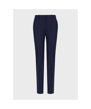 Deze getailleerde broek is ontworpen in een slim fit met een middelhoge taille en geperste vouwen. Ze zijn gemaakt van een verfijnde stofmix en bieden een balans tussen comfort en een gepolijste look.- Lichtgewicht stof.- Normale pasvorm.- Elastische tailleband.- Subtiel merkdetail. Materiaal: 56% Katoen, 40% Viscose, 4% Elastaan. Ref: D4NP1ZD9923918.